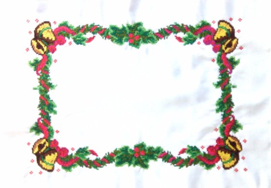 Работа «Новогодняя салфетка»