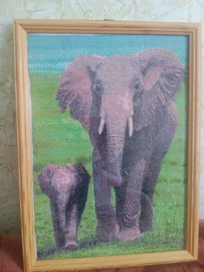 Работа «Слоны»