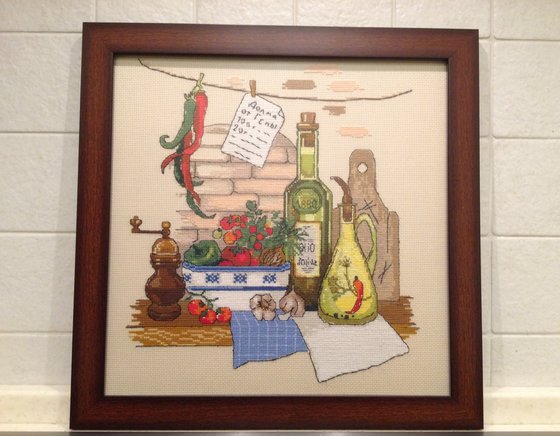 Работа «Натюрморт с перцем»