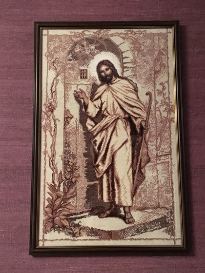 Работа «Иисус стучится в твою дверь. Набор от Чаривна Мить.»