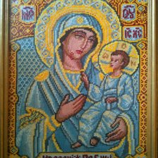 Работа «Икона Божьей Матери Иверская»