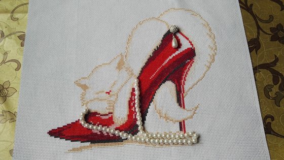 Работа «Красная туфелька - импровизация»