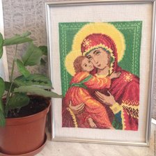 Работа «Икона "Образ Владимирской Божьей Матери"»