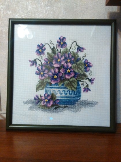 Работа «Фиалки»