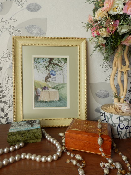 Работа «Завтрак в саду.»