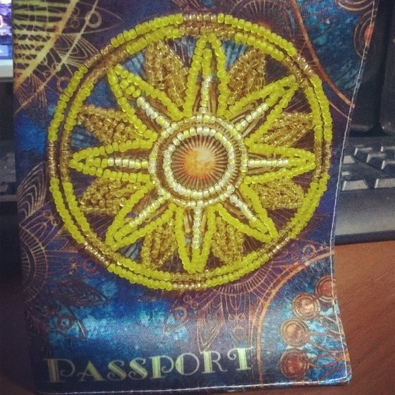 Работа «Обложка на паспорт 10»