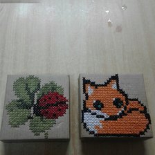 Работа «Декор коробочек )))»