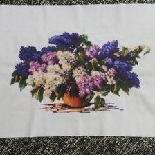 Работа «сирень от Чудесной иглы»