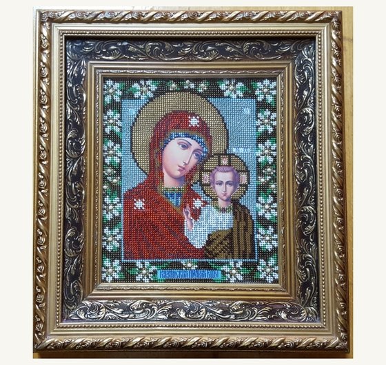 Работа «Икона Казанской Богородицы»