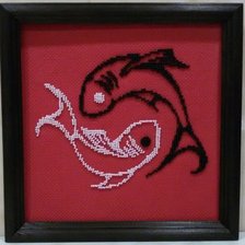 Работа «Карпы Кои "Инь Ян"»