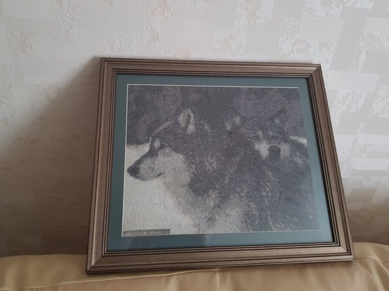 Работа «Пара волков»