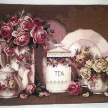 Работа «Натюрморт с розами»