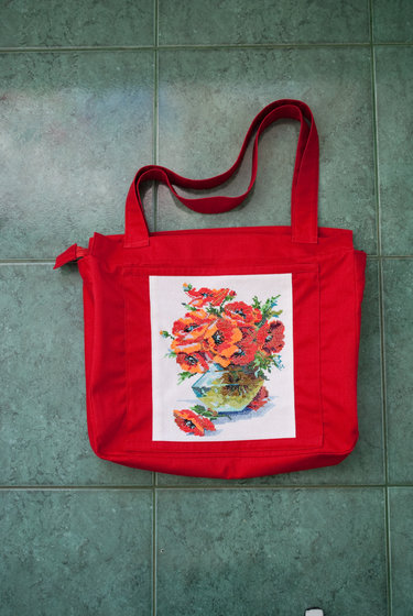 Работа «Сумка "Маки"»