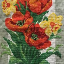 Работа «Весенний букет»