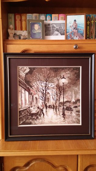 Работа «парижское кафе»