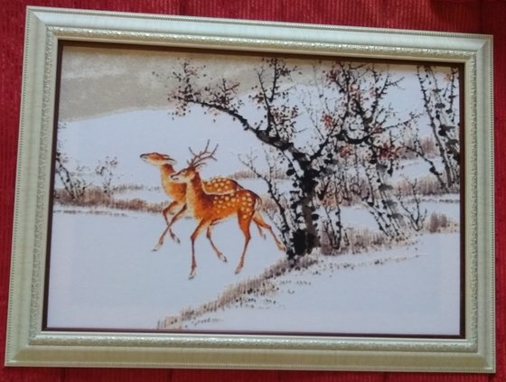 Работа «Олени»