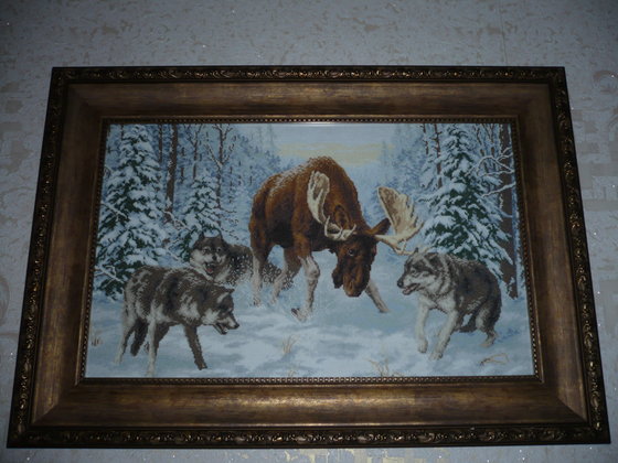 Работа «Встреча в лесу»