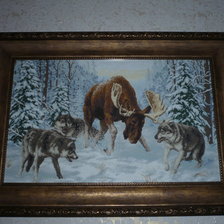 Работа «Встреча в лесу»