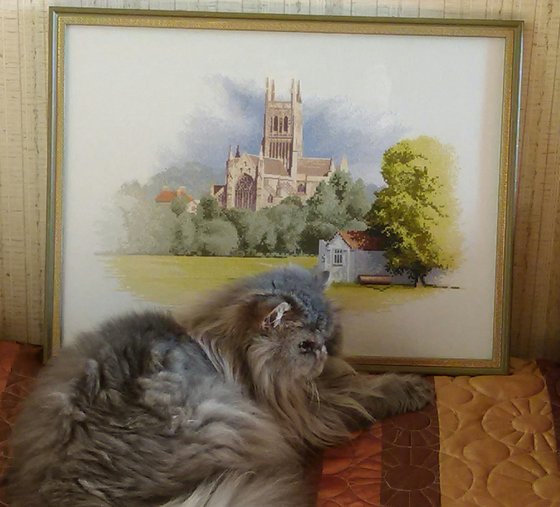 Работа «Ворчестерский кафедральный собор»