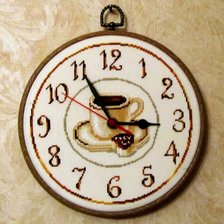 Работа «Часы с кофе от Vervaco»