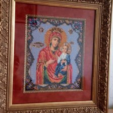 Работа «Икона Иверской Божьей Матери»