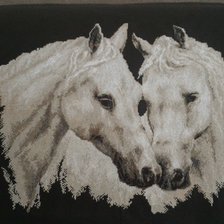 Работа «Пара лошадей»