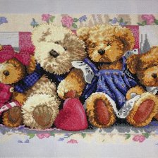 Работа «Плюшевое семейство»