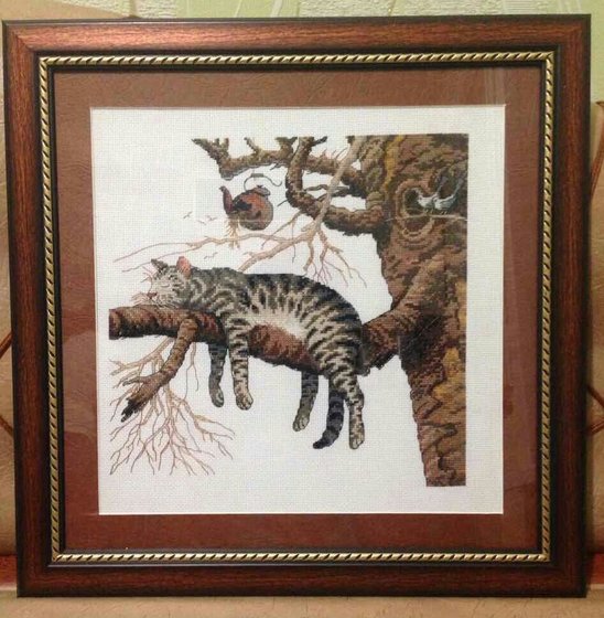 Работа «Ленивый кот»