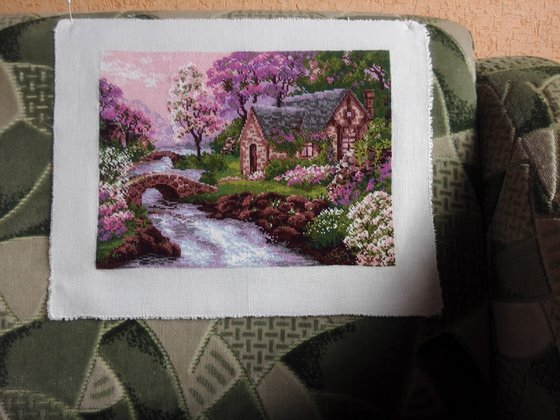 Работа «Весенний домик»