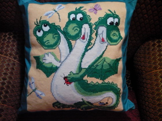 Работа «веселый дракошка»