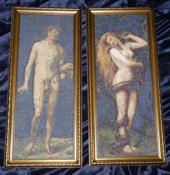 Работа «Первая женщина и Адам»