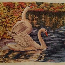 Работа «Осеннее озеро»