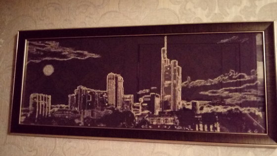 Работа «Ночной город»