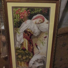 Работа «"Девушка с лебедем"»