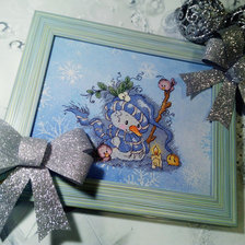 Работа «Снеговичок»