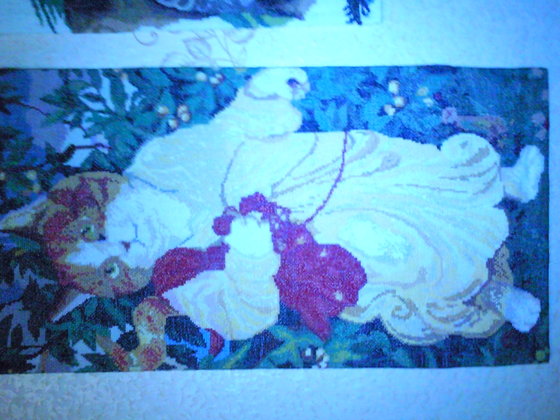 Работа «кот в саду»