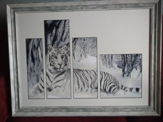 Работа «Белый тигр»