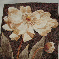 Работа «Белые цветы.В объятиях света»