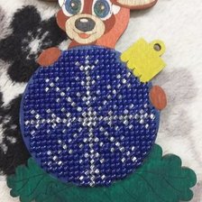 Работа «елочная игрушка Олень»