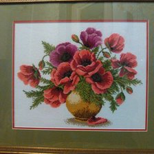 Работа «Букет маков»