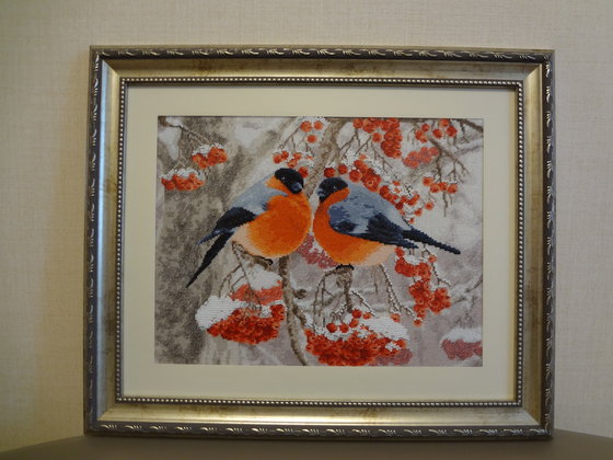 Работа «Снегири»