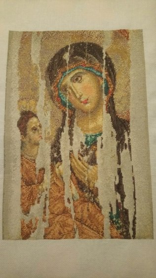 Работа «Thea Gouverneur 475А "Икона Божия Матерь"»