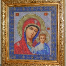 Работа «Икона Казанская Божья матерь»