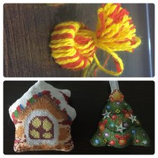 Работа «Игрушки на елку»