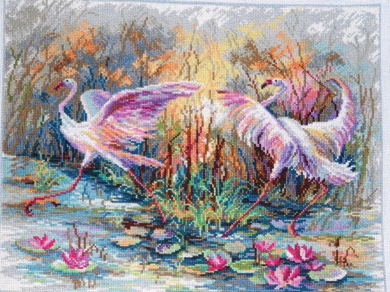 Работа «Танец фламинго»