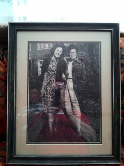 Работа «Вместе с подругой 40 лет назад»