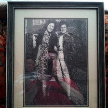 Работа «Вместе с подругой 40 лет назад»