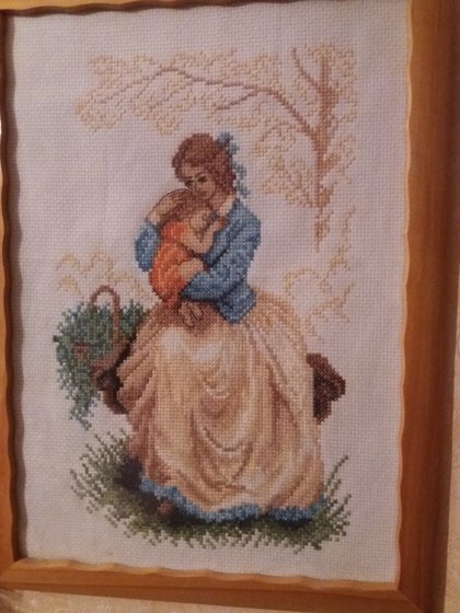 Работа «Мать и дитя»