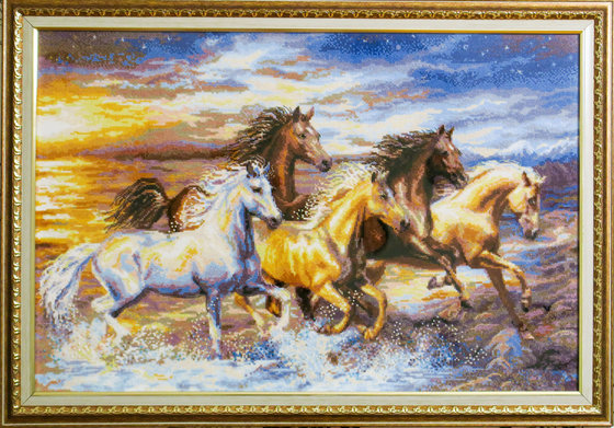 Работа «В лучах заката»