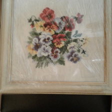 Работа «Анютины глазки»